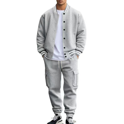 Bequemes Herren Sweater Jogginghose Set Stilvoll Modern