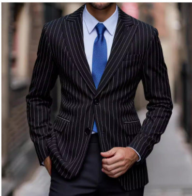 Herren Blazer Slim Fit Kariert Modern Hochwertig
