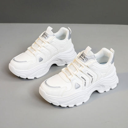 Damen Sneaker Sportlich Retro Komfortabel