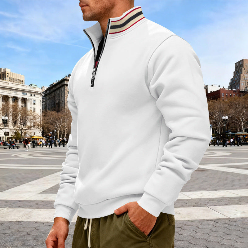 Herren Sportpullover Modern Athletisch Grün