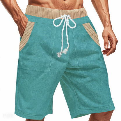 Herren Shorts Elastisch Bequem Mit Taschen