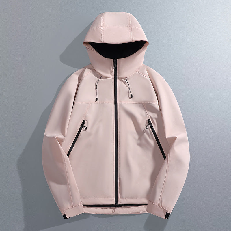 Wetterfeste Herren Outdoorjacke mit verstellbarer Kapuze
