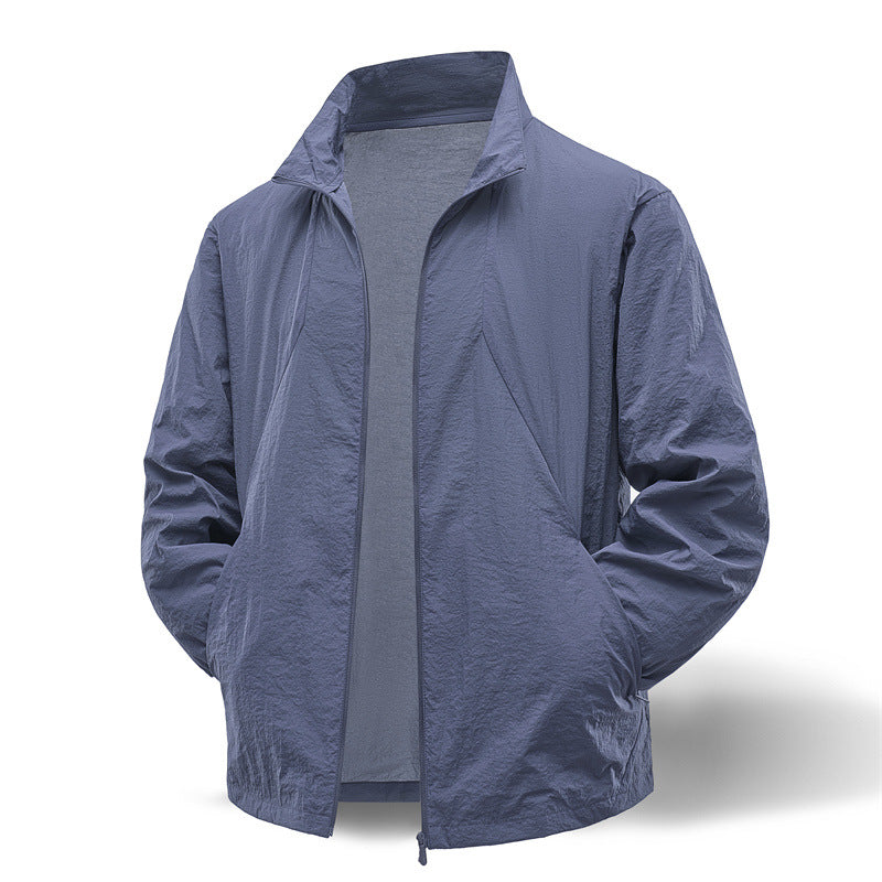 Herren Windjacke Reflektierend Leicht Wasserdicht