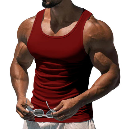 Herren Sport Tanktop atmungsaktiv Feuchtigkeitsregulierend Slim Fit