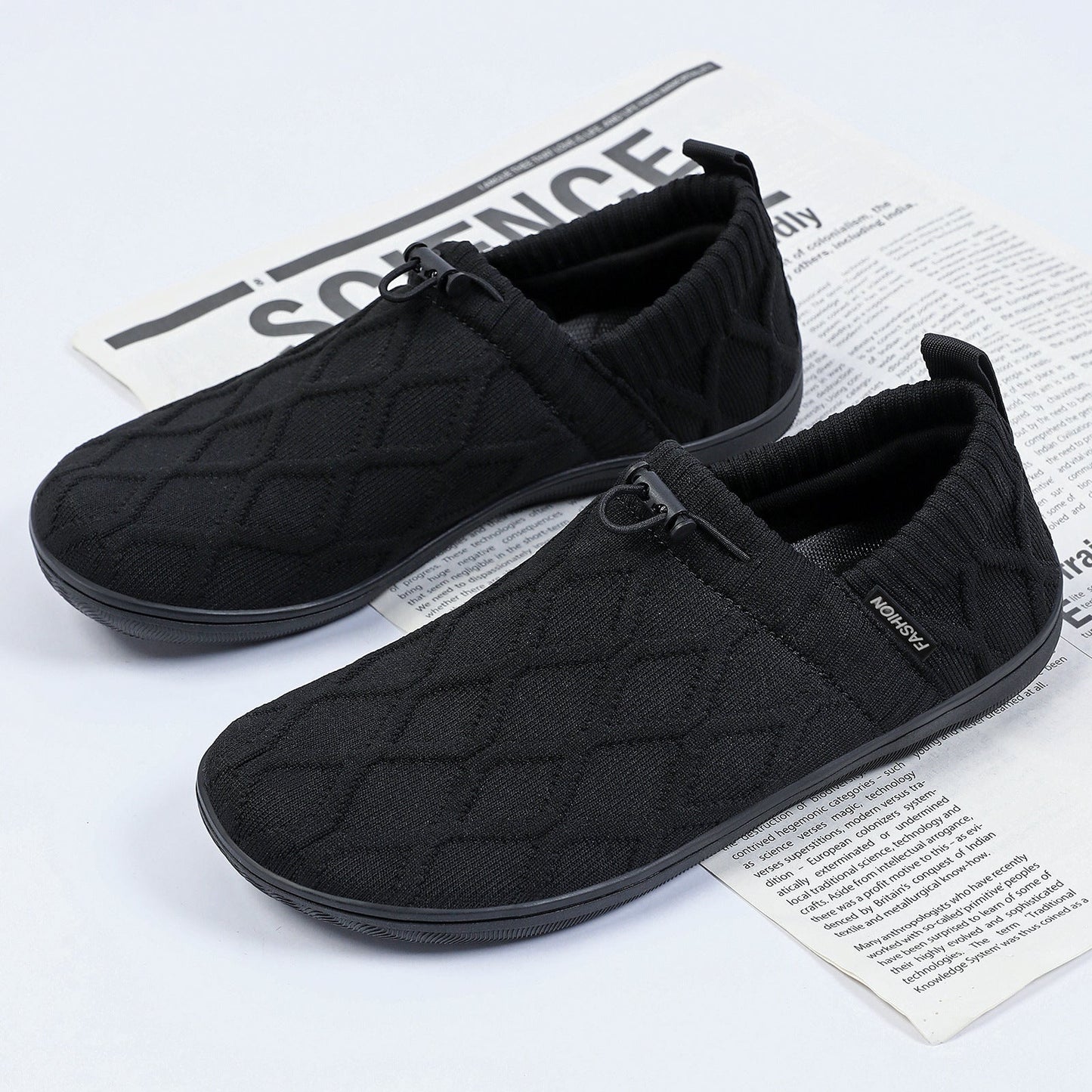 Damen Freizeitschuhe Bequem Slip-On Atmungsaktiv Elastisch