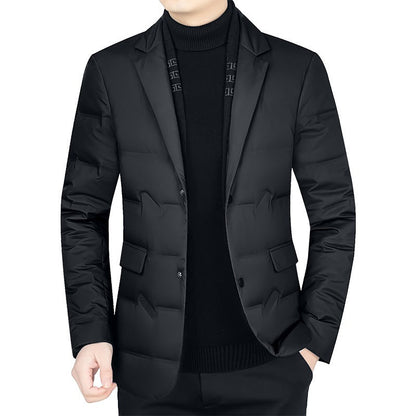 Herren Steppjacke Mit Innenauskleidung Warm Elegant