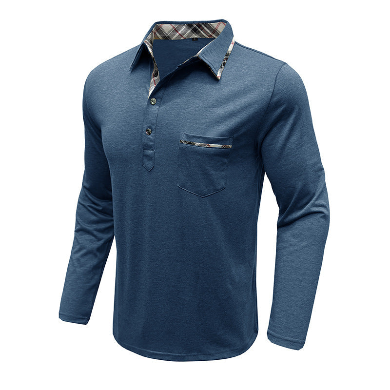 Herren Langarmshirt Elegant Modern Slimfit