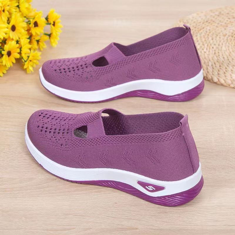 Damen Sneaker Slip-On atmungsaktiv flexibel