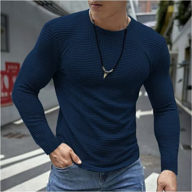 Herren Langarmshirt BerlinGlamour aus strukturiertem Stoff