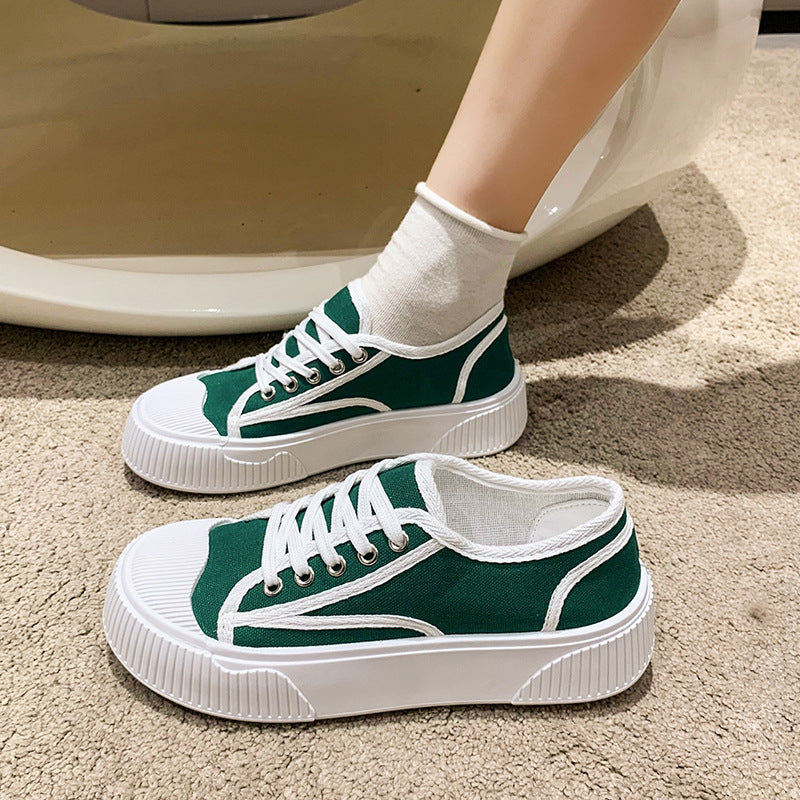 Damen Sneaker Hochhackig Stylisch Modisch
