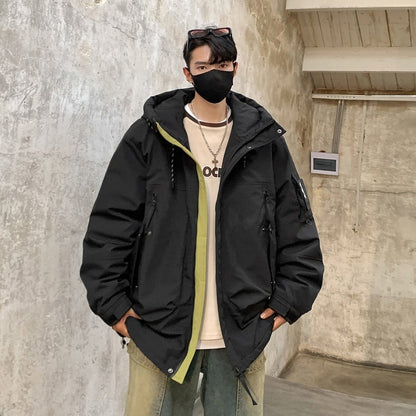 Herren Winterjacke Groß Oversized Warm