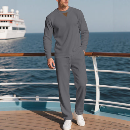 Herren Jogginganzug Set Lässig Bequem Sportlich