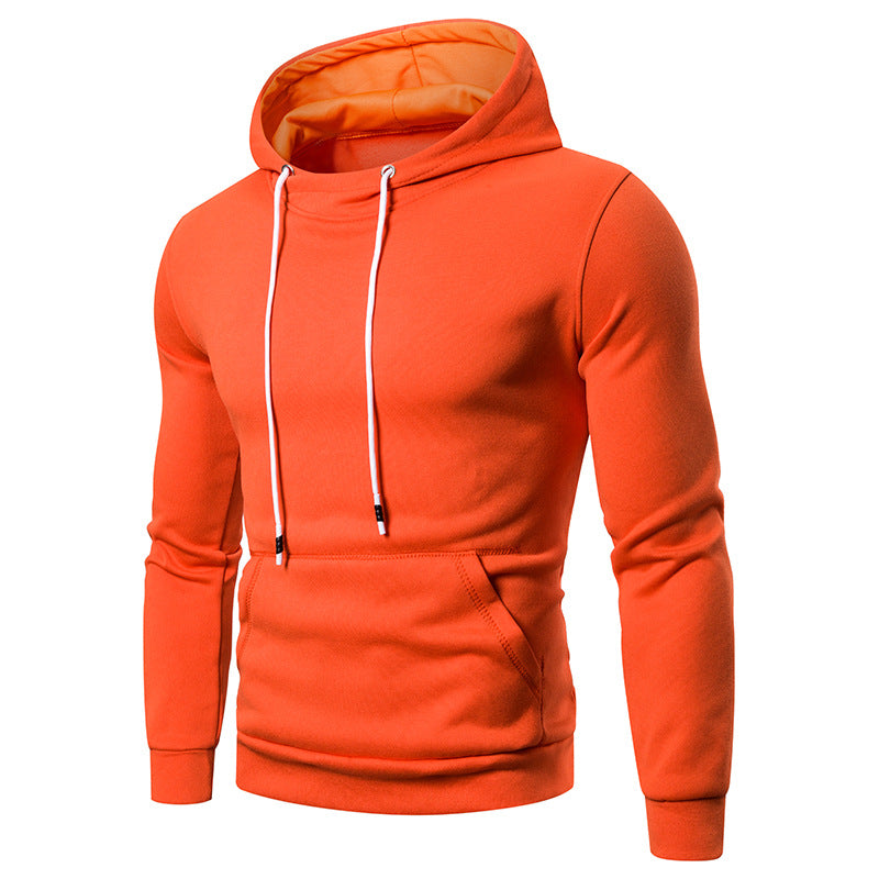 Herren Kapuzenpullover Soft Baumwolle Kängurutasche Modern