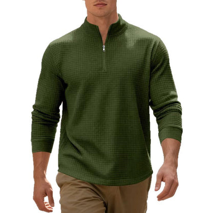 Herren Thermo Pullover Stehkragen Hochwertig Warm