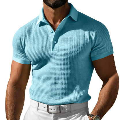 Herren Poloshirt atmungsaktiv Struktur Optik Berlin