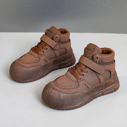 Damen Sneaker Sportlich High-Top mit Klettverschluss