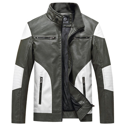 Lederjacke Herren Leder Schwarz Elegant