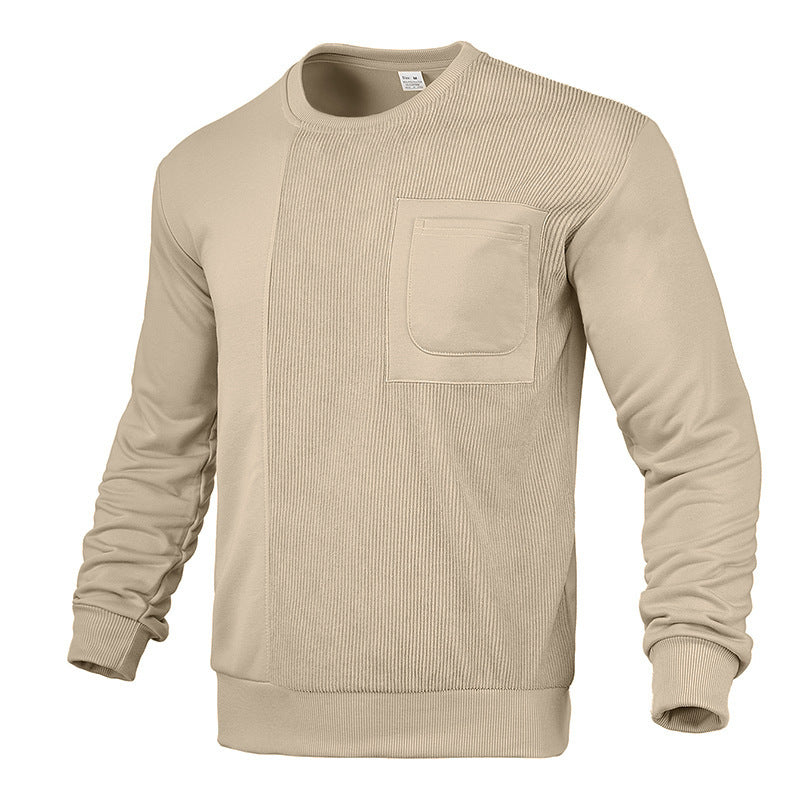 Herren Sweatshirt Bequem Stylisch Mit Tasche Modern