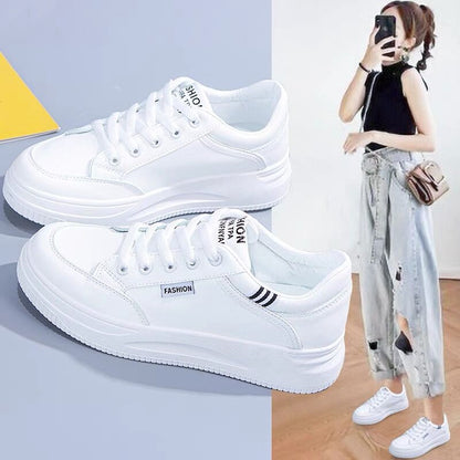 Damen Freizeitschuhe Bequem Dicksohlige Schuhe Mit Weichem Innenfutter