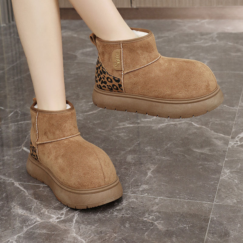 Warme Winterstiefeletten Damen Kuschelig Größe 36-41