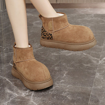 Warme Winterstiefeletten Damen Kuschelig Größe 36-41