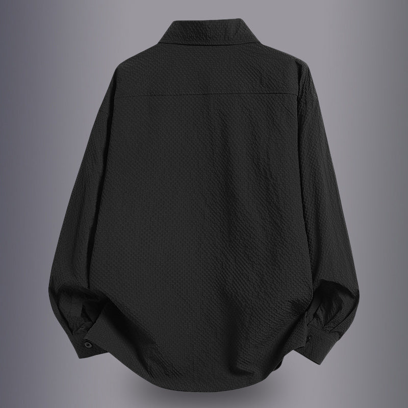 Herren Hemdbluse Lässig Mit Taschen Modern