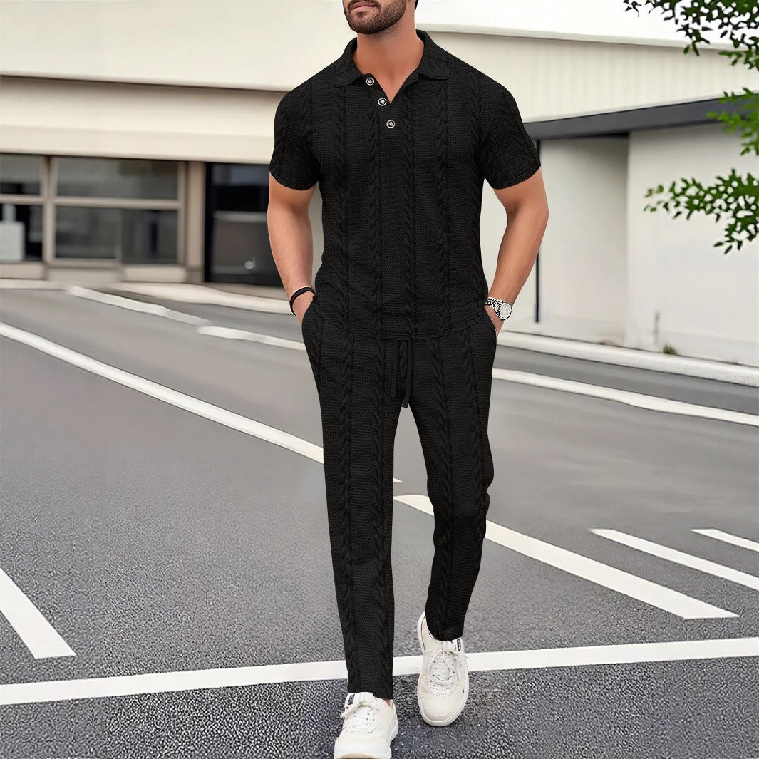 Herren Freizeitanzug Bequem Jogginghose Sportlich Modern