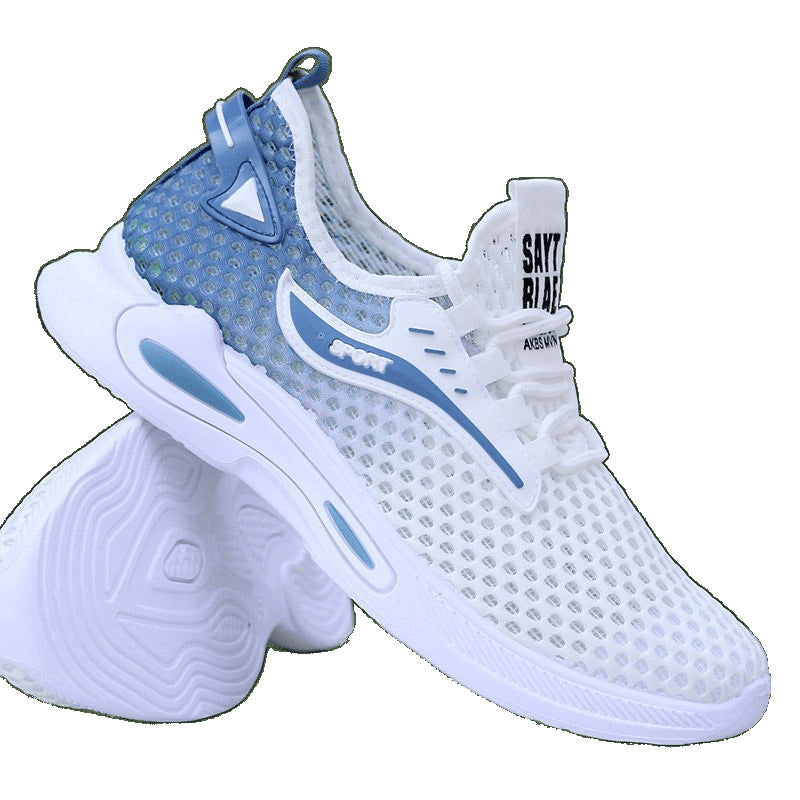 Damen Sneaker Sport Mesh Atmungsaktiv Elastisch