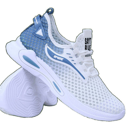 Damen Sneaker Sport Mesh Atmungsaktiv Elastisch