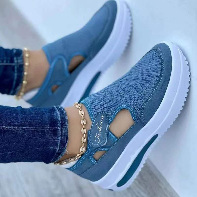 Damen Sneaker Slip-On atmungsaktiv Rutschfest - BerlinGlamour