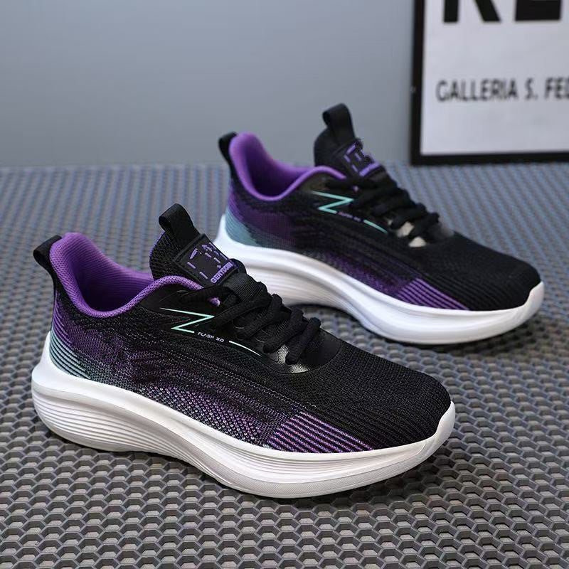 Damen Laufschuhe Atmungsaktiv Mesh Sneaker Komfort