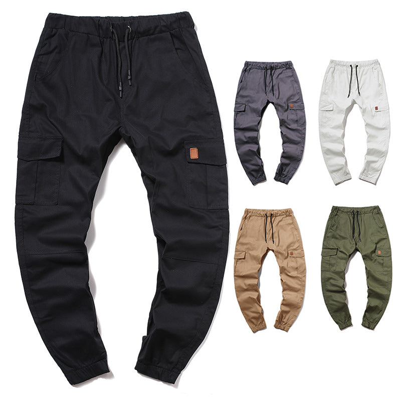 Herren Cargo-Hose Elastisch Praktisch mit vielen Taschen - BerlinGlamour