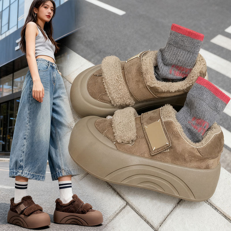 Damen Sneaker Sportlich Kuschelig Fellfutter - BerlinGlamour