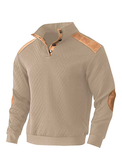 Herren Strickpullover Stehkragen Modern Trendig