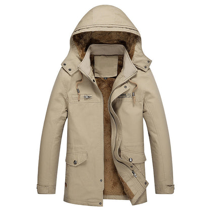 Herren Outdoor Jacke Warm Isoliert Modern