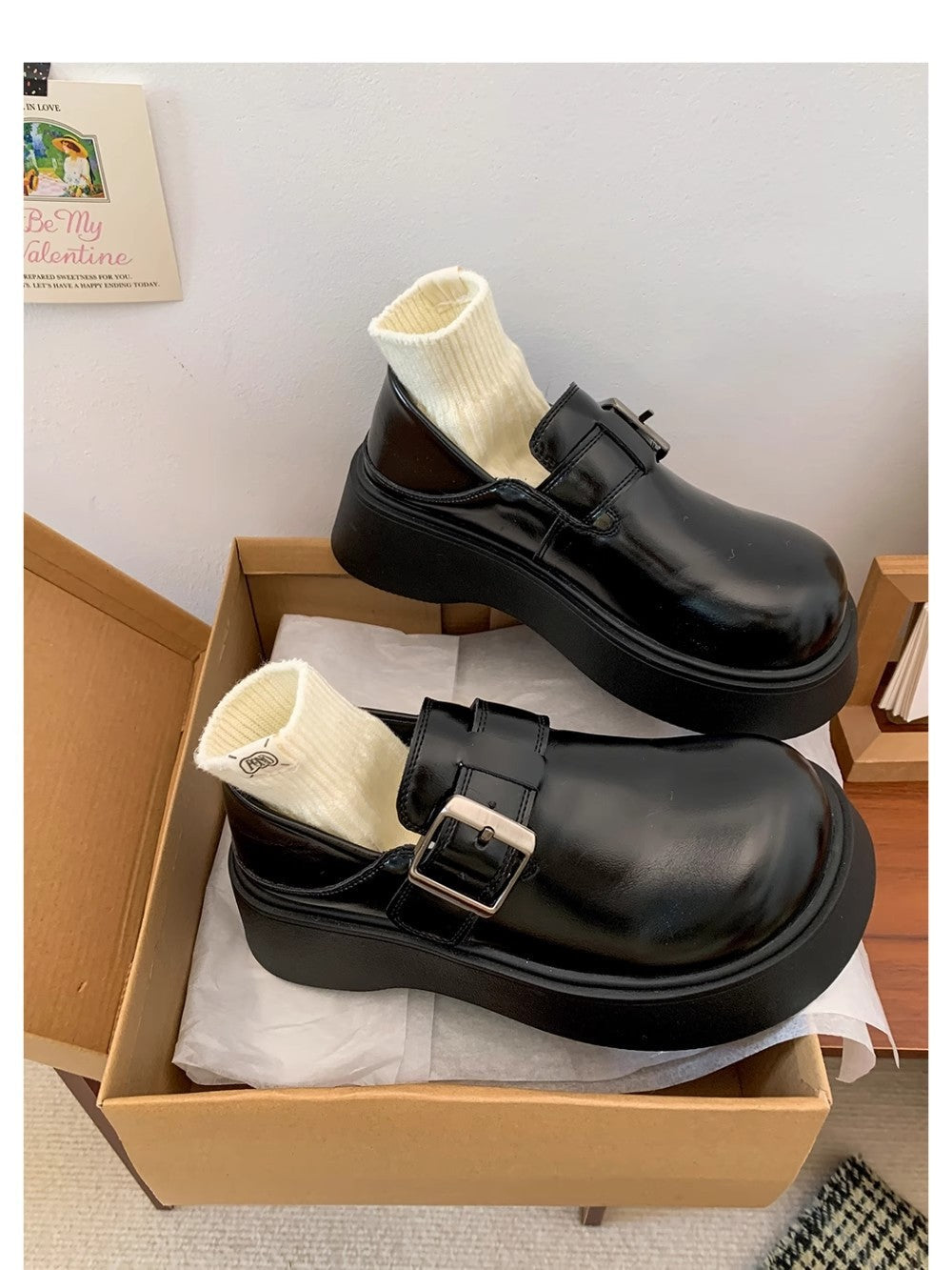 Damen Clogs Chunky mit verstellbarem Riemen Bequem