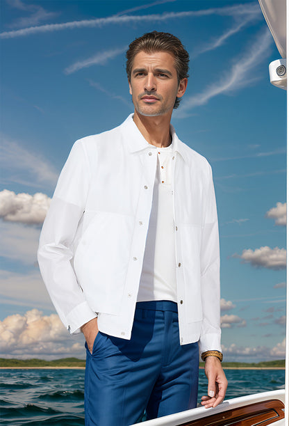 Herren Übergangsjacke Modern mit Taschen Wasserabweisend