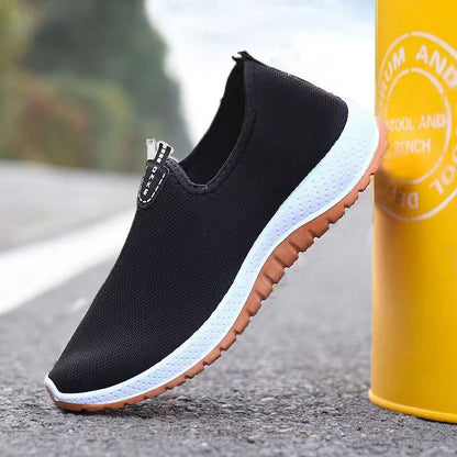 Damen Sneaker FreizeitSchuhe Elastisch Rutschfest - BerlinGlamour