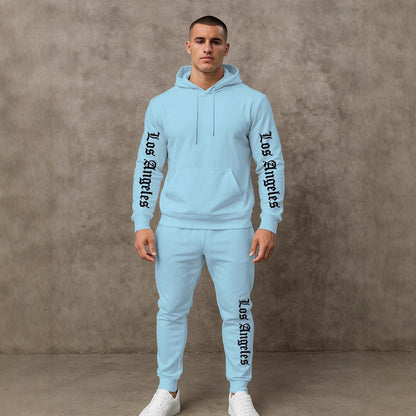 Sportlicher Herren Hoodie Jogginganzug Set Grau - BerlinGlamour