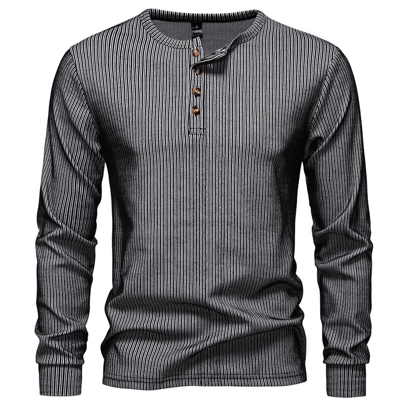 Herren Langarmshirt Streifenmuster Modern Berlin
