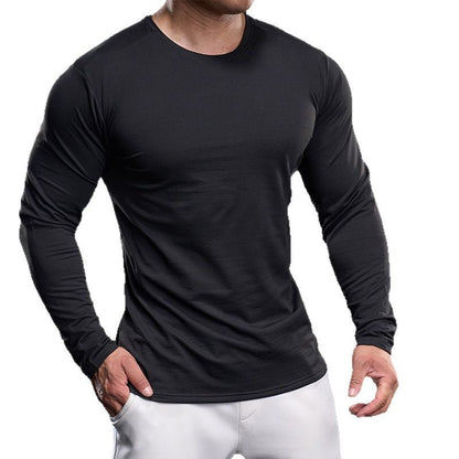 Funktionsshirt Herren Langarm Sportlich atmungsaktiv
