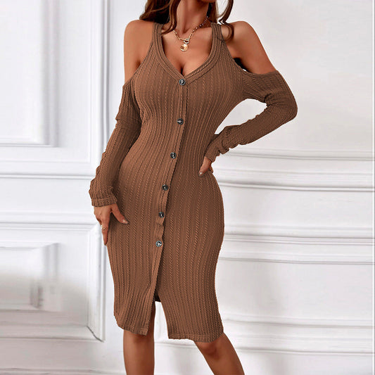 BerlinGlamour Strickkleid: figurbetontes Mini-Strickkleid