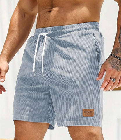 Herren Shorts Denim Lässig Elastisch Mit Seitentaschen