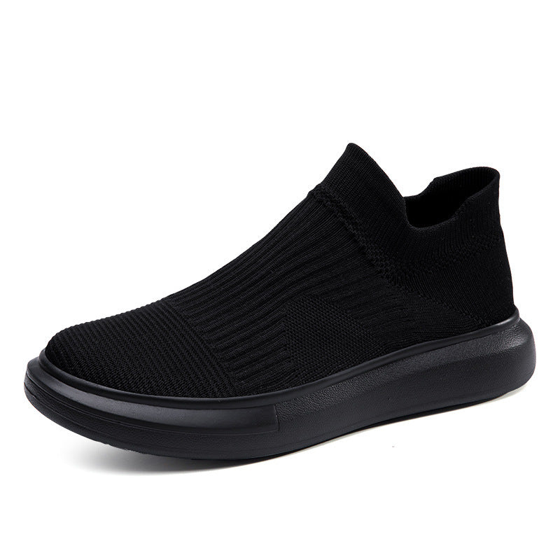 Damen Strick-Sneaker Hoch Modisch Flexibel