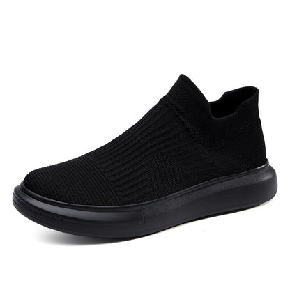 Damen Strick-Sneaker Hoch Modisch Flexibel