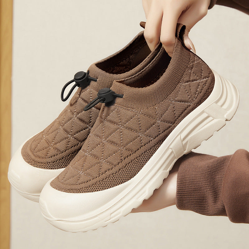 Damen Sneaker Sportlich Flexibel Slip On Schuhe - BerlinGlamour