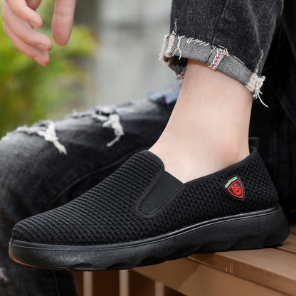 Herren Freizeitschuhe Atmungsaktiv Slip-On Bequem Flexibles Sohlenprofil