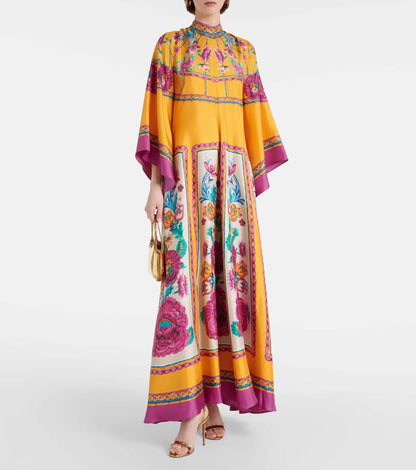 Viertelarmkleid mit Druck Damen Geschenk Berlin