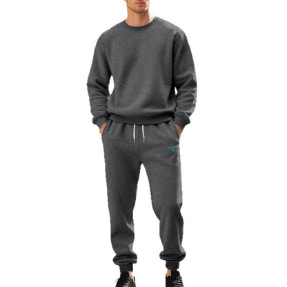 Herren Sportset Elastisch Rundhals Freizeit Outfit