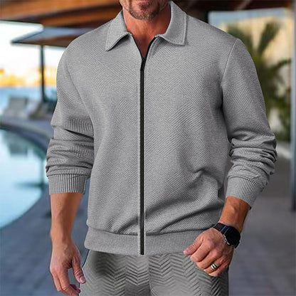 Herren Freizeitjacke Leicht Strukturiert Modern Berlin